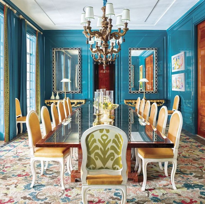 Eclectic Maximalist Dining Room