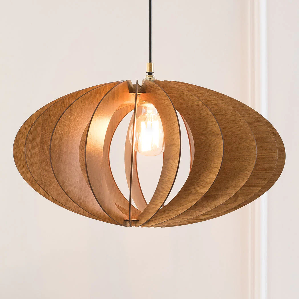 Wood Pendant Light