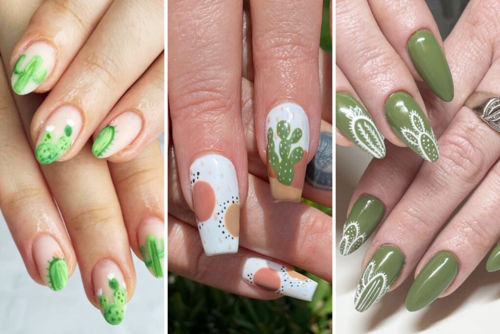 Aesthetic Cactus Nails Featured Image