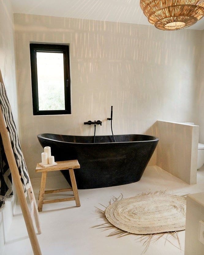 Zen Japandi Style Bathroom Ideas