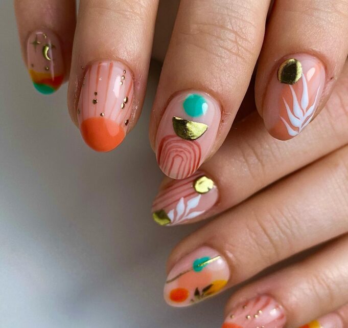 Unique Boho Nails