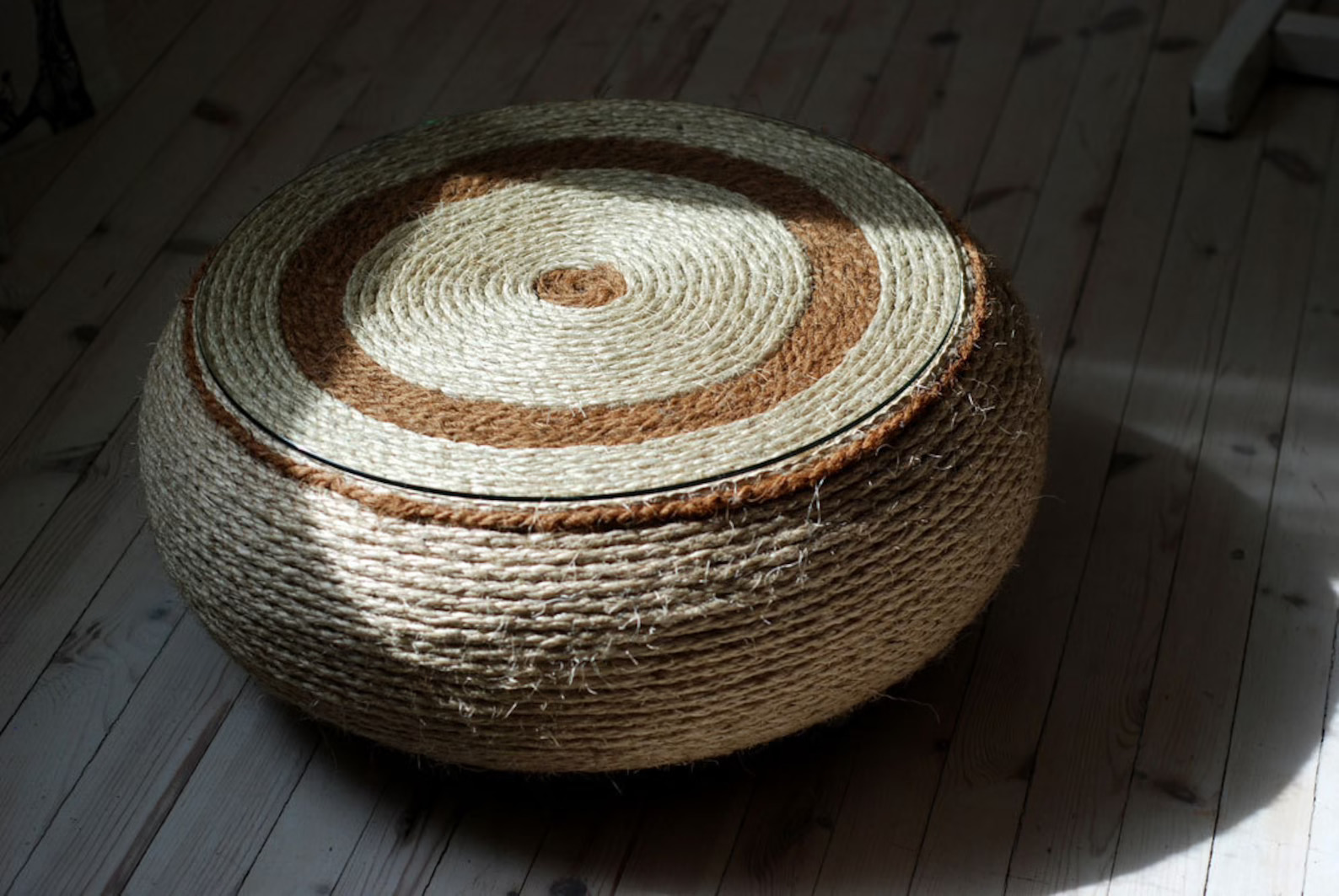 Woven Rope Coffee Table
