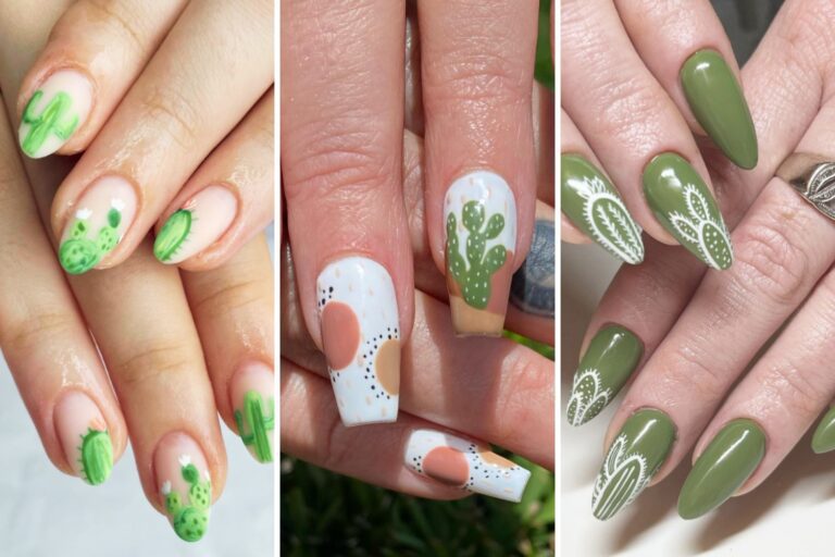52 Aesthetic Cactus Nails You’ll Be Obsessed With