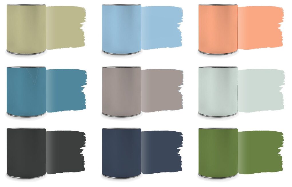 Behr Interior Paint Color Palette