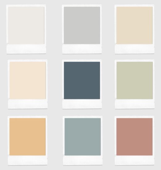 Pre Selected Paint Color Palette