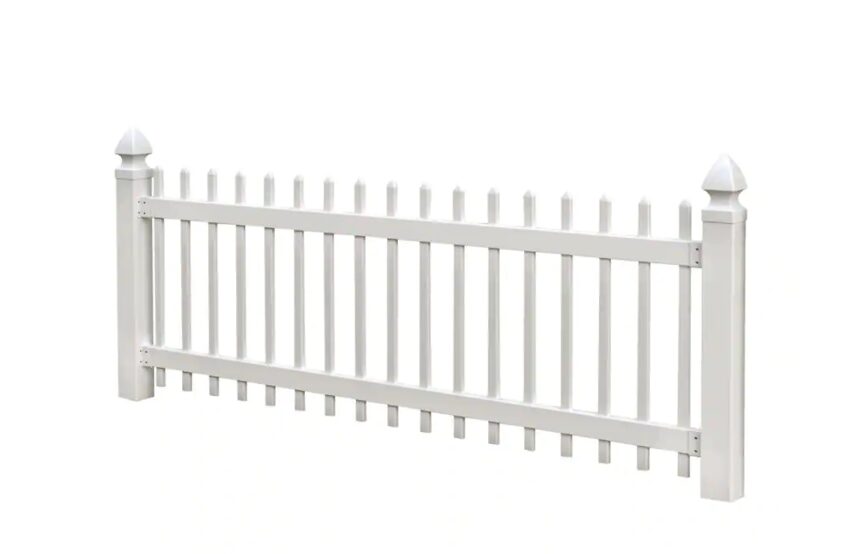 White Vinyl Fence Panel