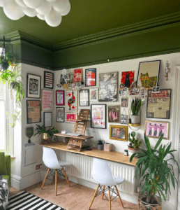Modern Boho Office Decor