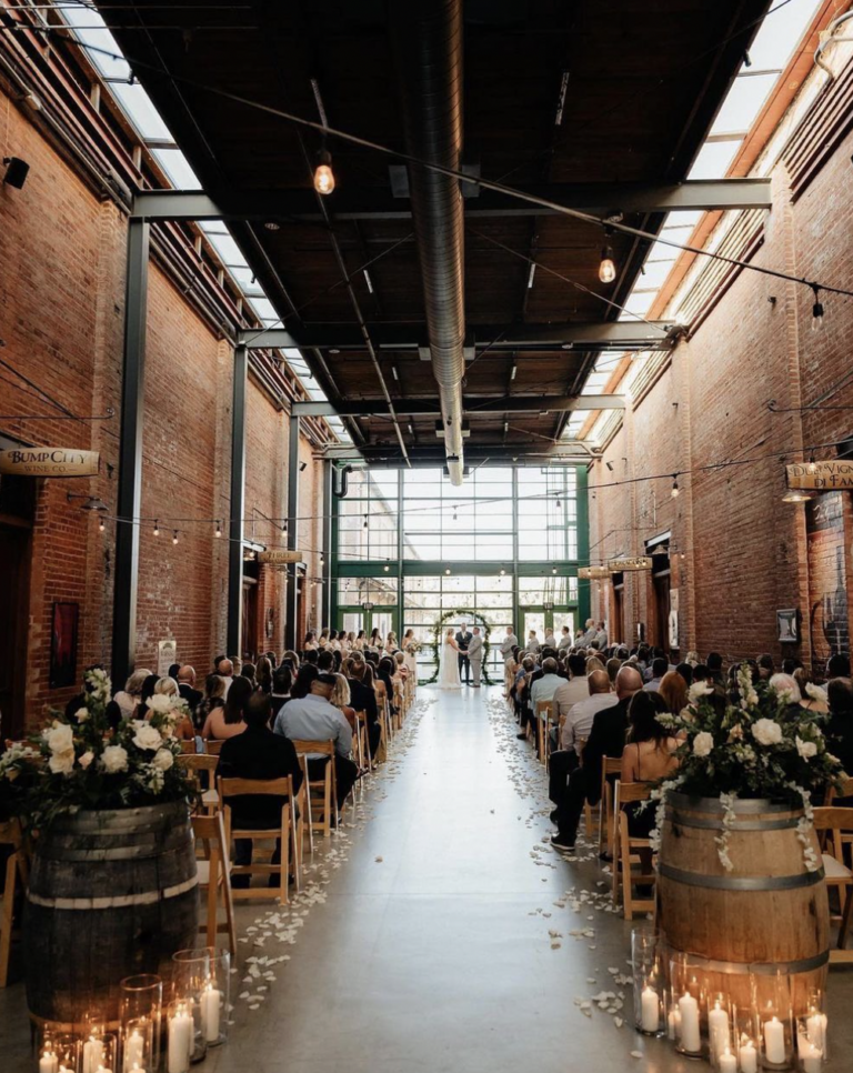 Repurposed Warehouse Boho Wedding