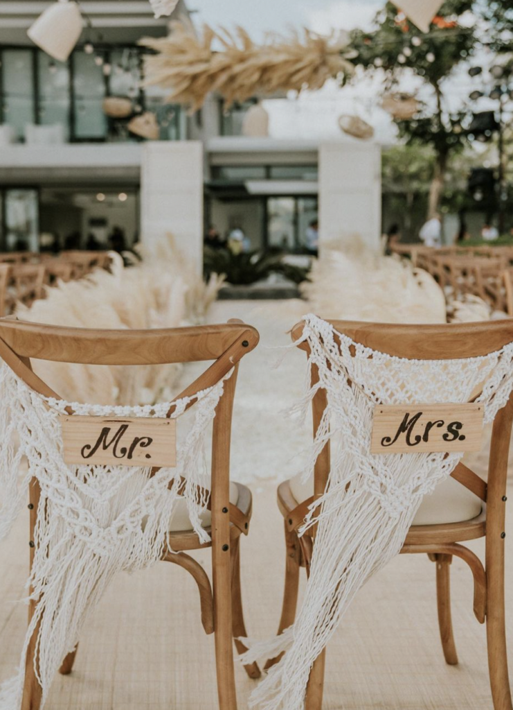 Beach Boho Wedding Macrame