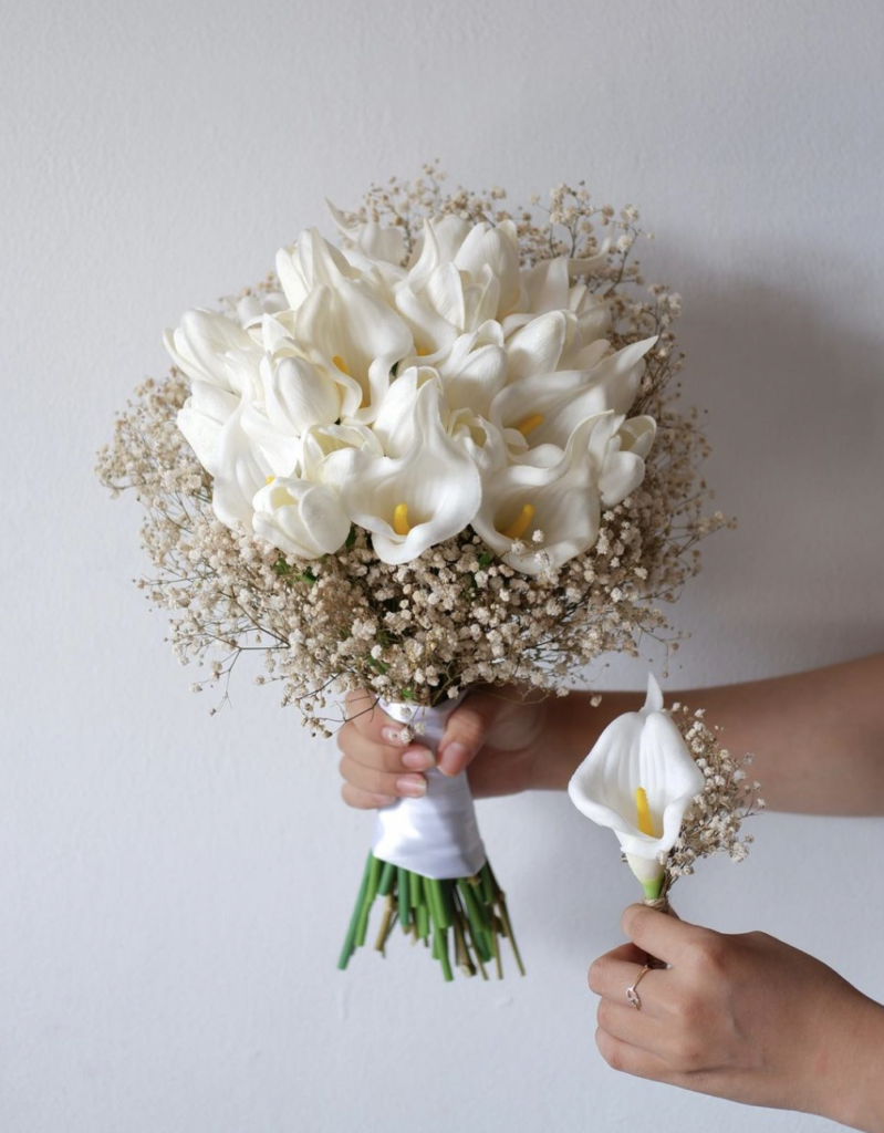 Calla Lillies Wedding Bouquet