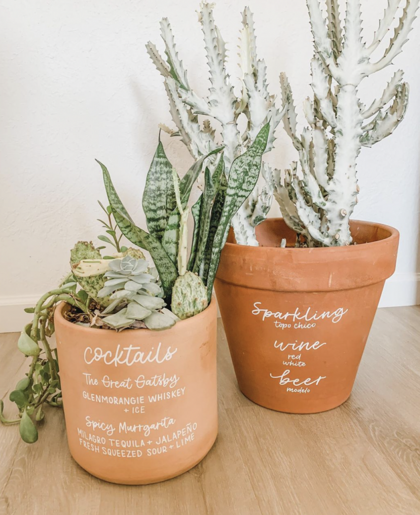 Desert Wedding Terracotta Pots