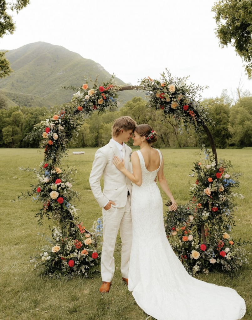 Garden Boho Wedding Arch