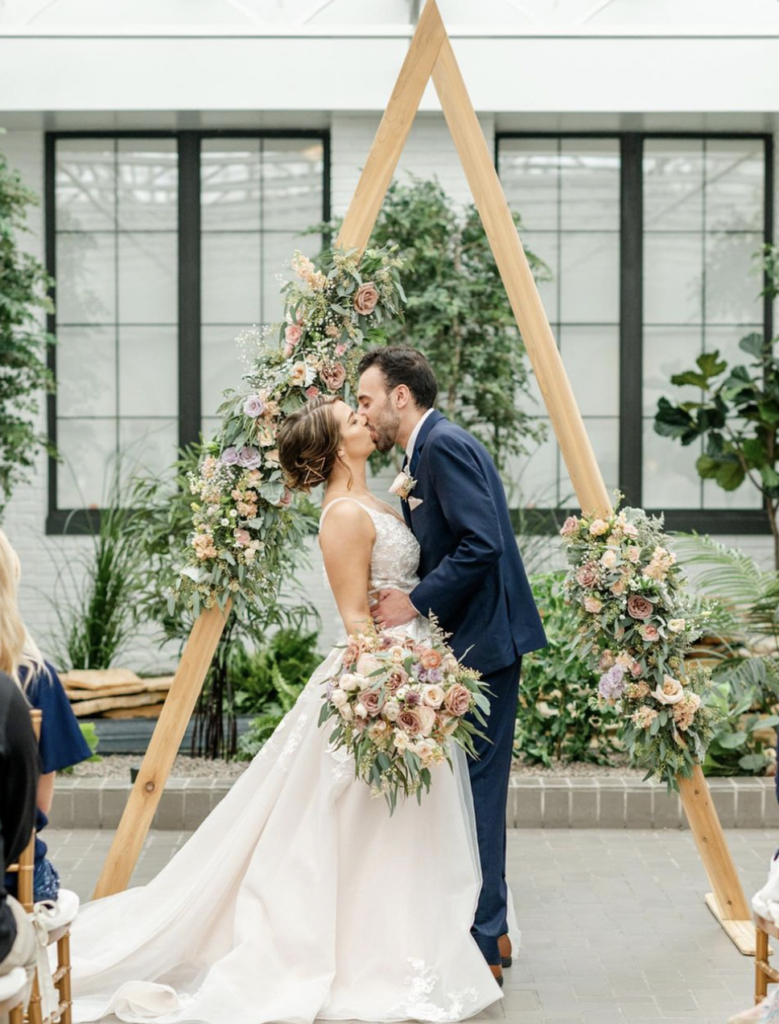 Triangle Arch Boho Wedding