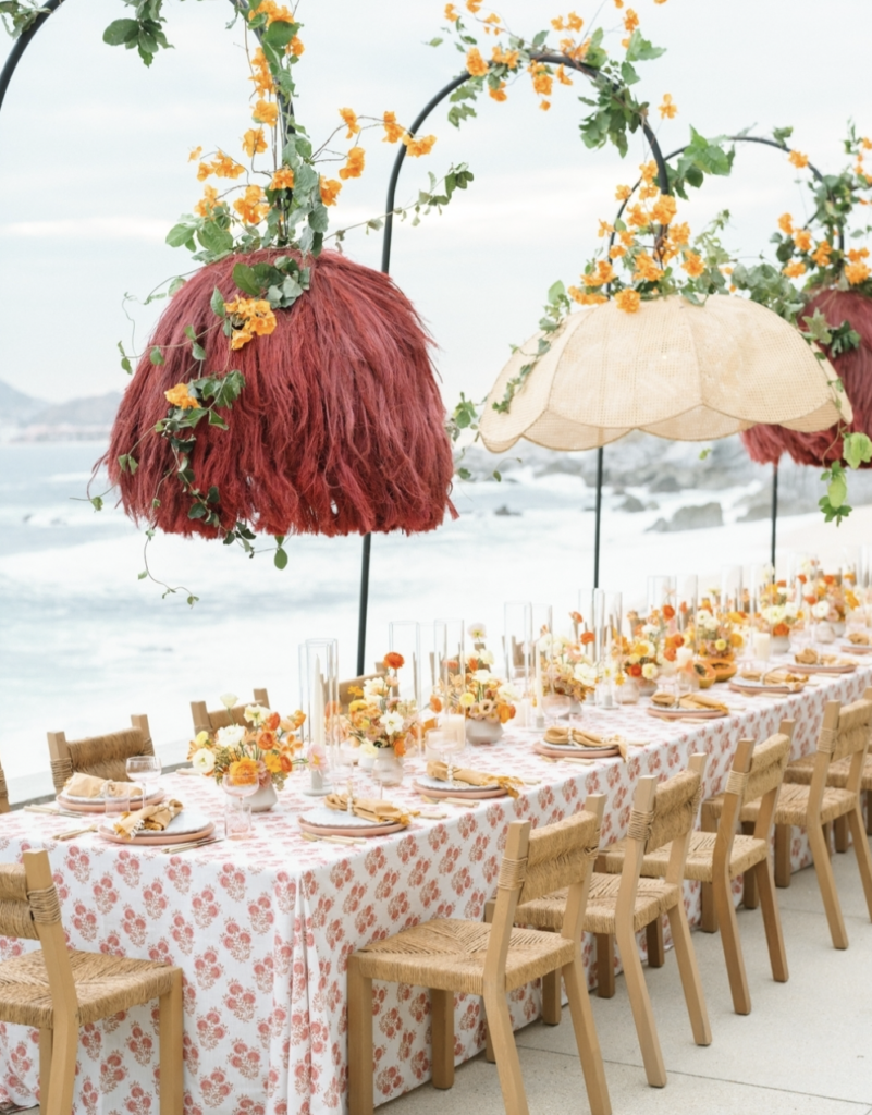 Tropical Florals Boho Wedding