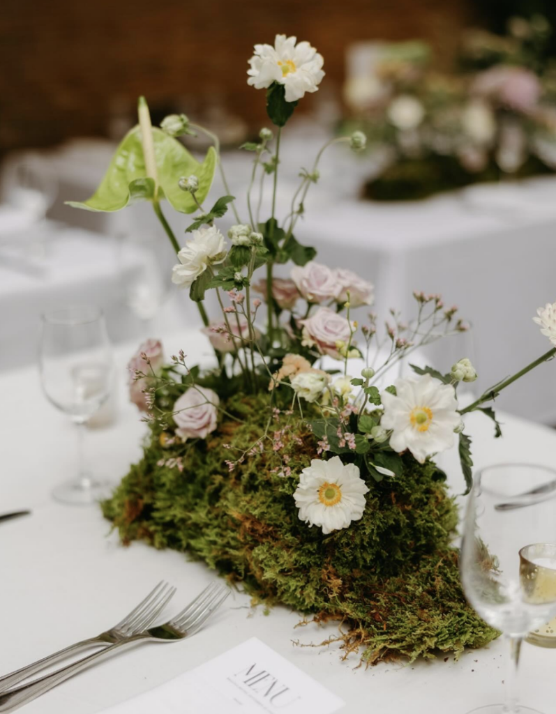 Whimsical Boho Floral Centerpiece