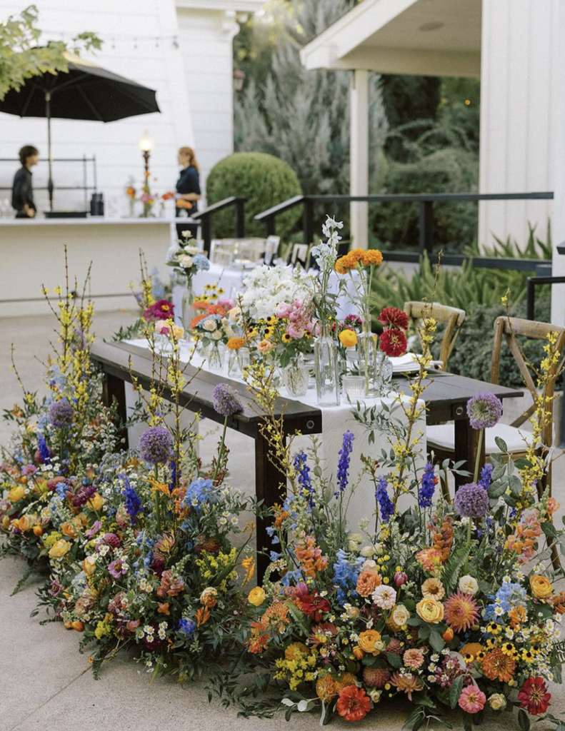 Wildflowers Garden Boho Wedding