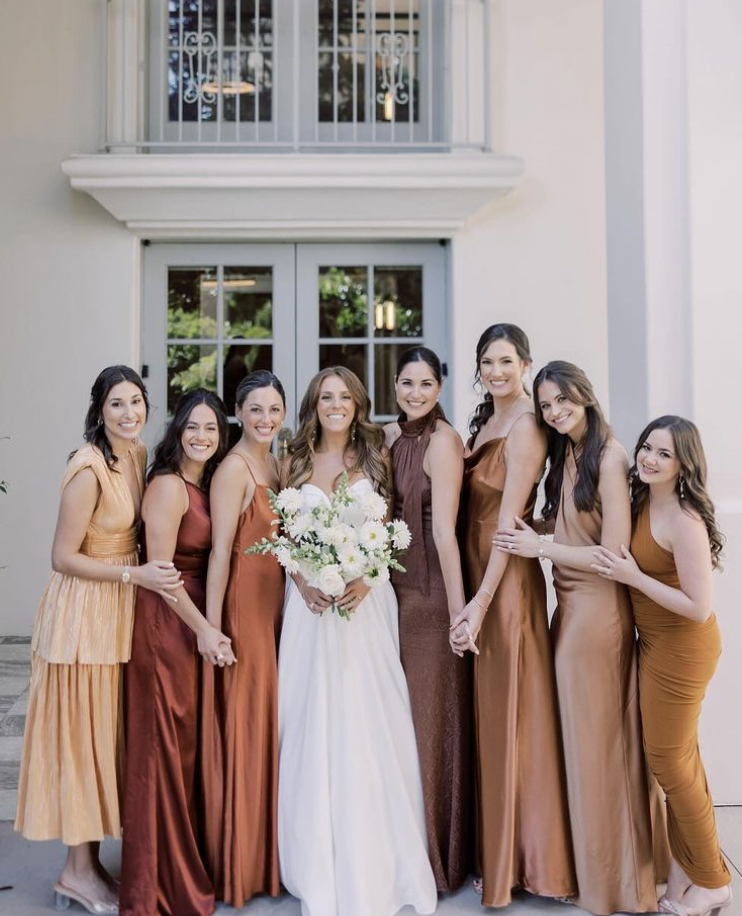 Boho Wedding Bridal Party