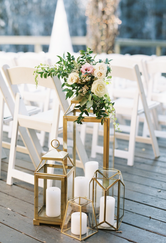 Boho Wedding Ceremony Lanterns