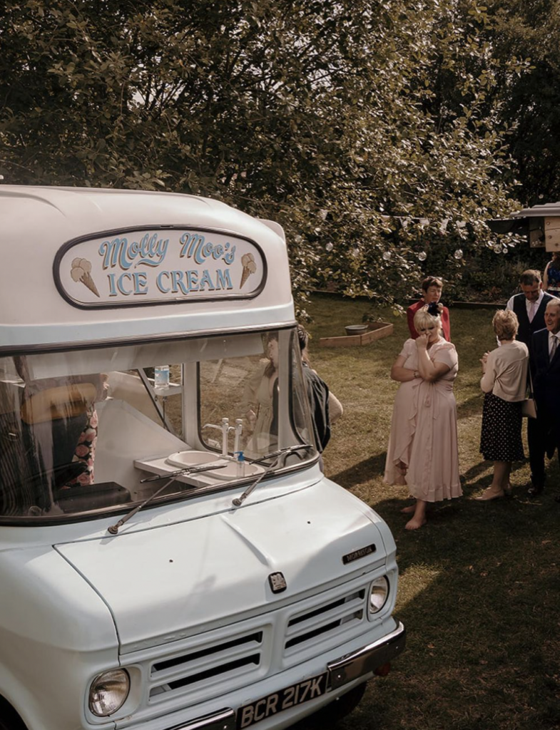 Food Truck Boho Wedding Reception