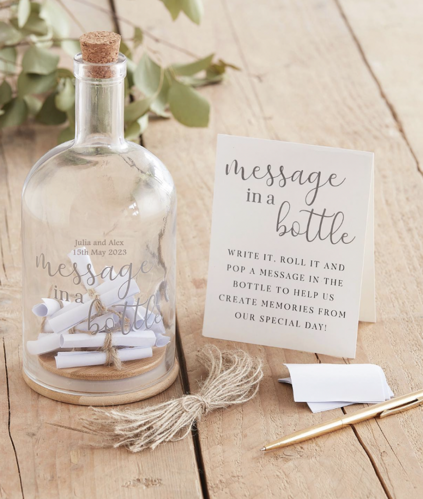 Message In A Bottle Boho Wedding