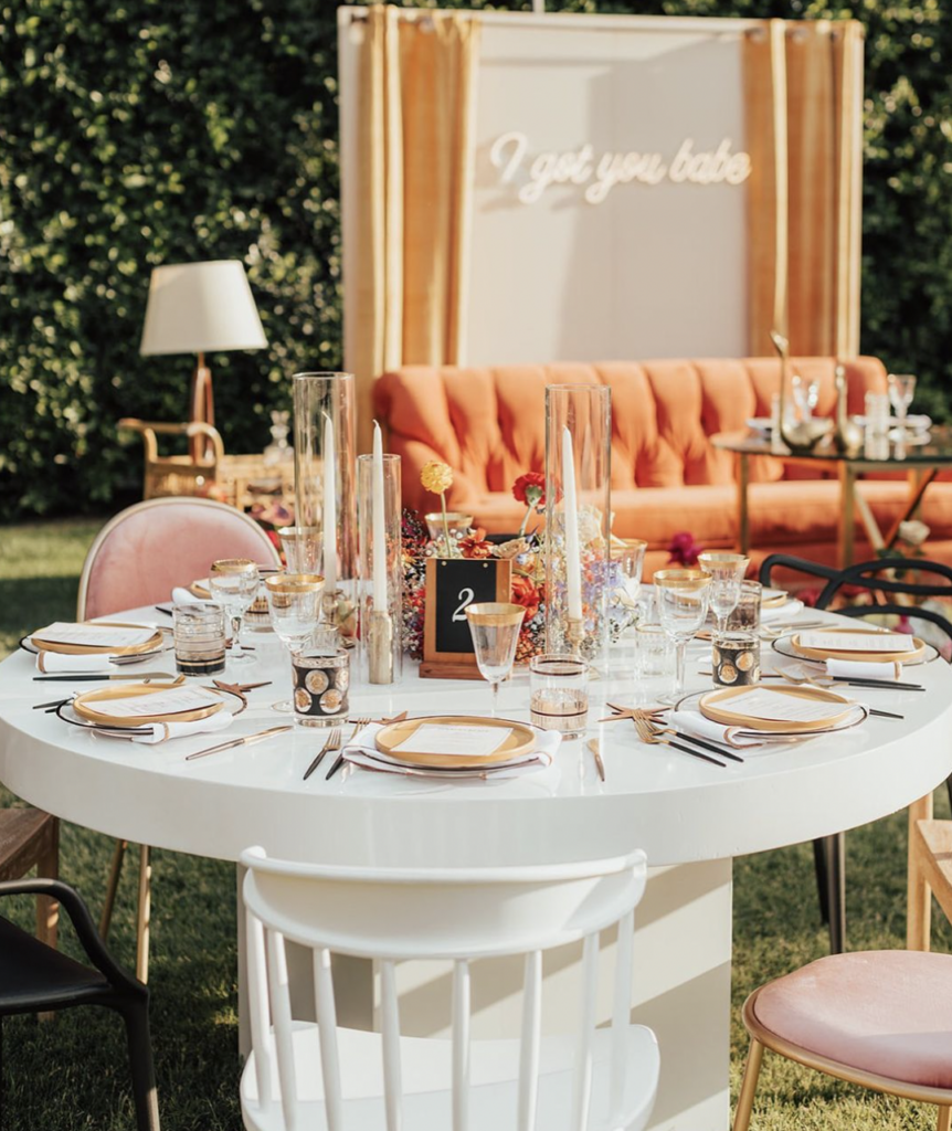 Mismatched Chairs Boho Wedding Reception