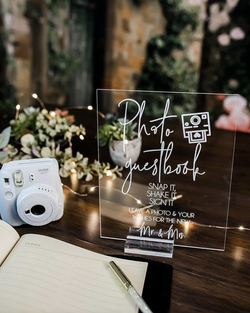 Polaroid Guestbook Boho Wedding