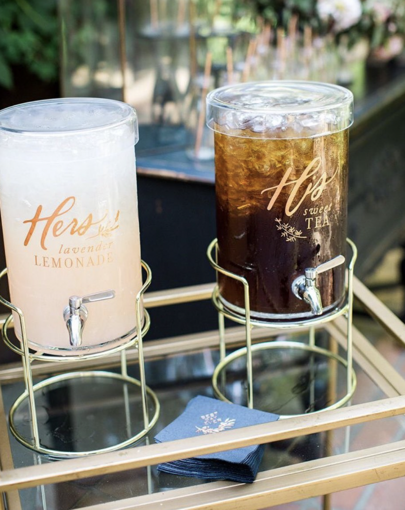 Beverage Dispensers Boho Wedding