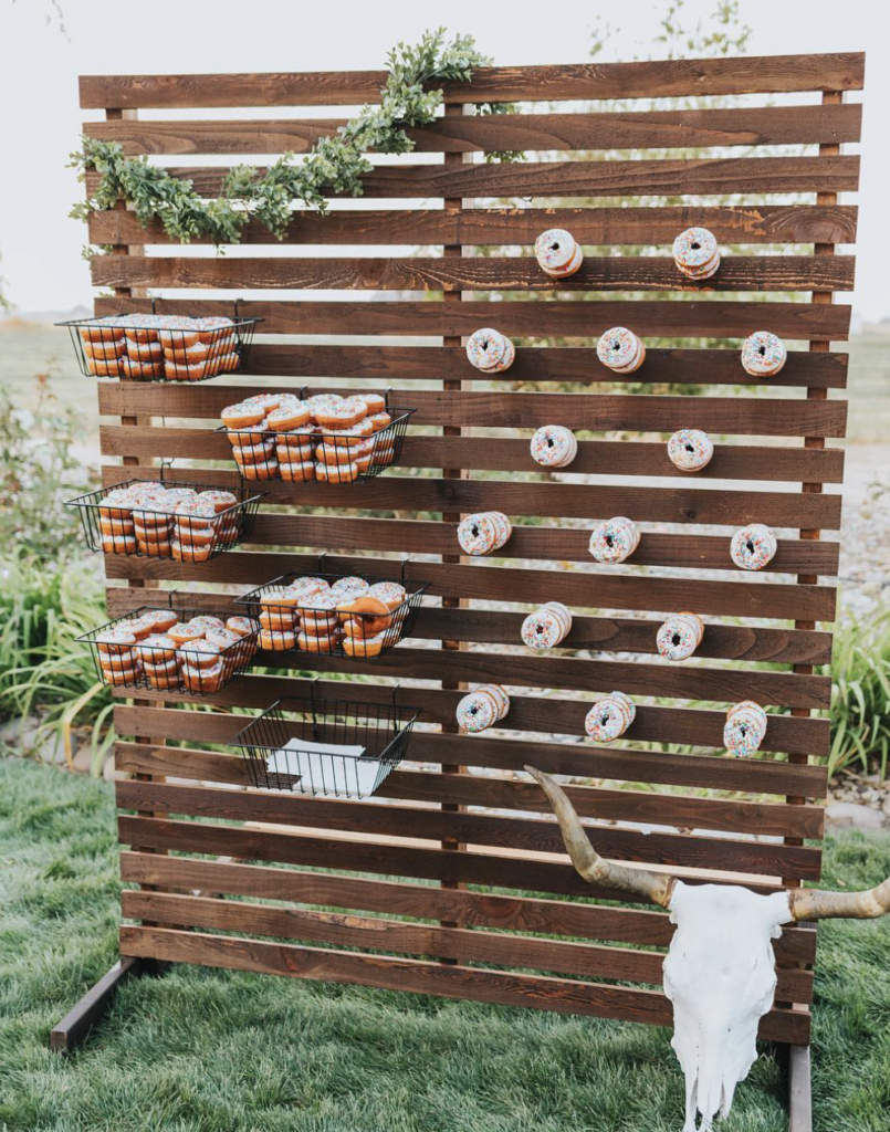 Boho Wedding Donut Wall