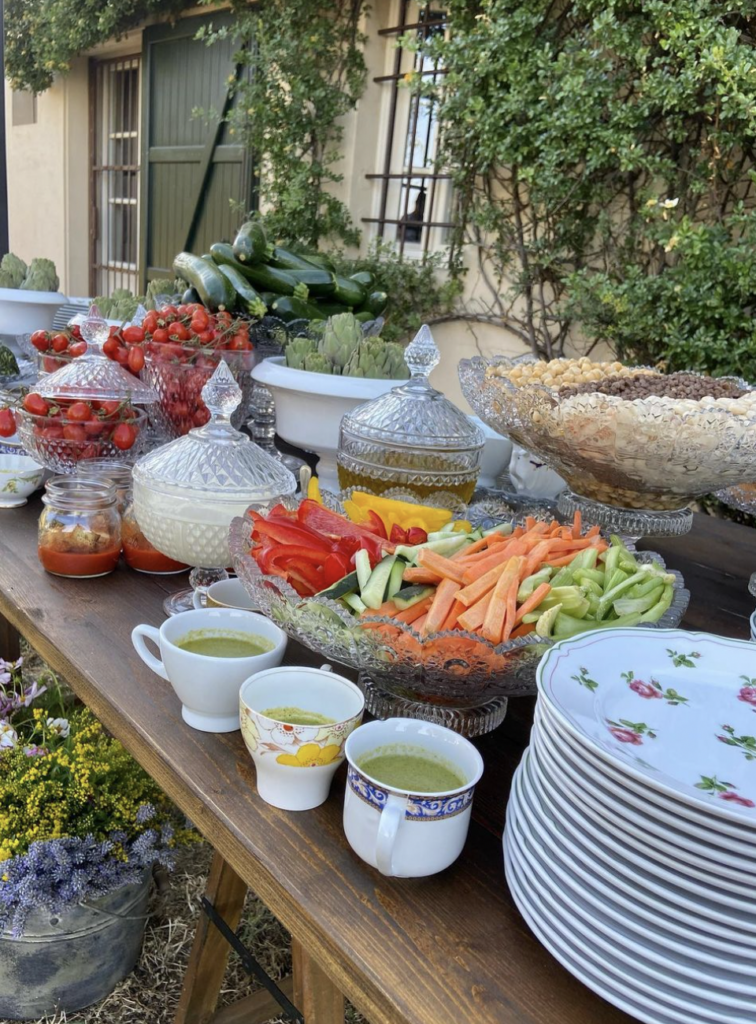 Boho Wedding Vegan Food