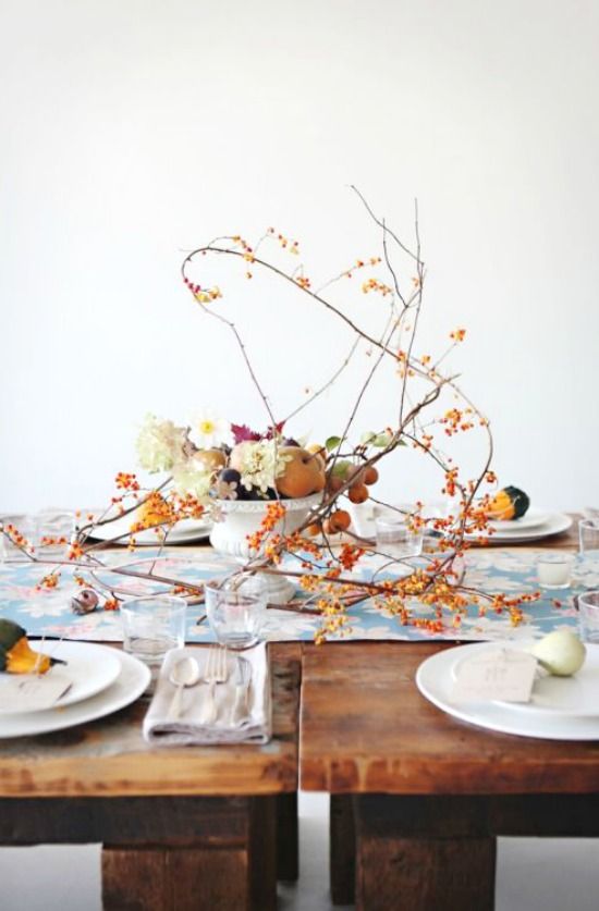 Foraged Branches Fall Decor