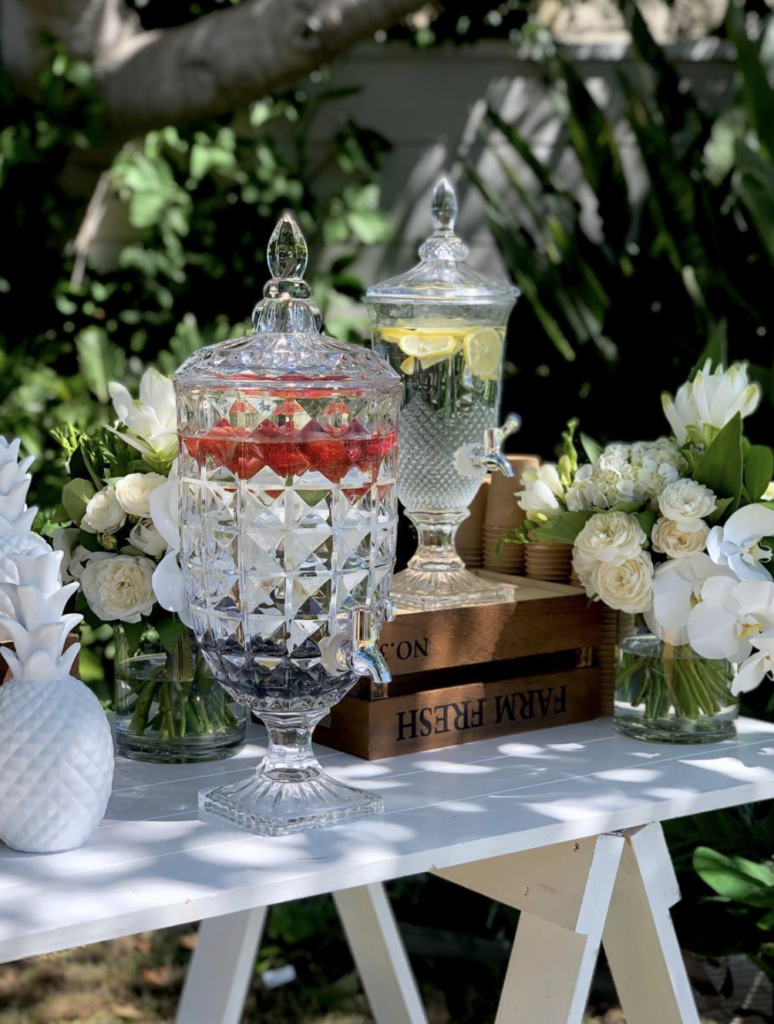 Infused Water Boho Wedding