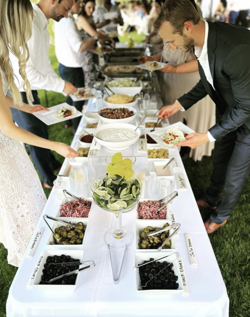 Wedding Build Your Own Taco Bar