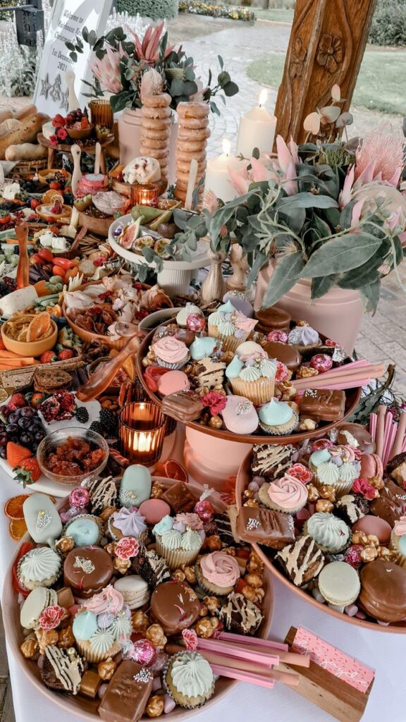 Boho Wedding Dessert Grazing Table