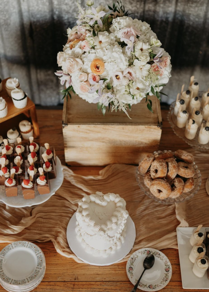 Boho Wedding Desserts