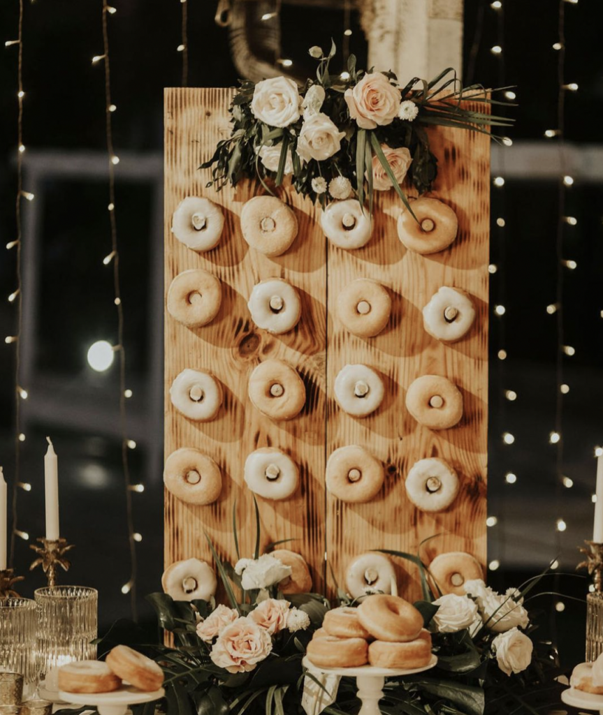 Boho Wedding Donut Wall