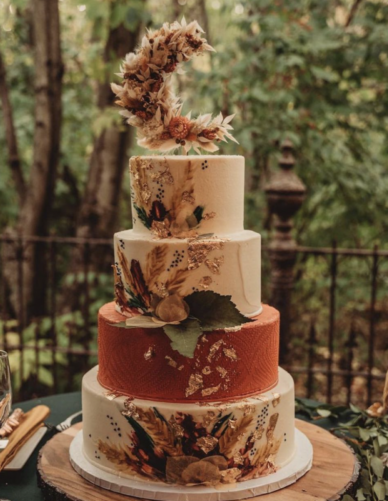 Desert Boho Wedding Cake