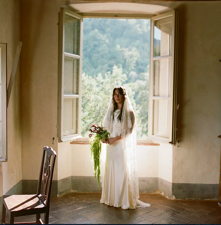 Traditional Veils Wedding Bride Look