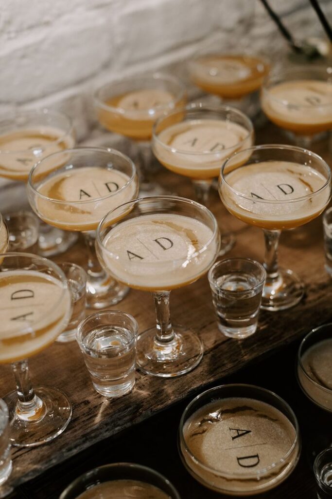 Espresso Martinis Cocktails Wedding Drink