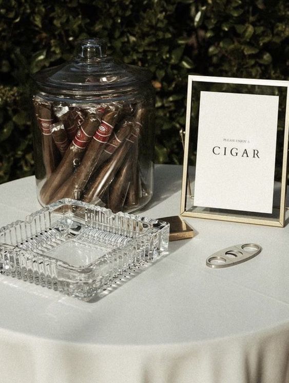 Wedding Cigar Whiskey Station